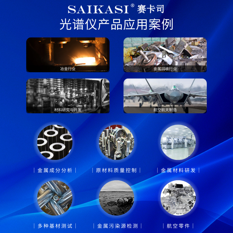 Saikasi Ccd Full Spectrum Direct Reading Spectrometer Gp5000 Has Stable Performance and High Accuracy