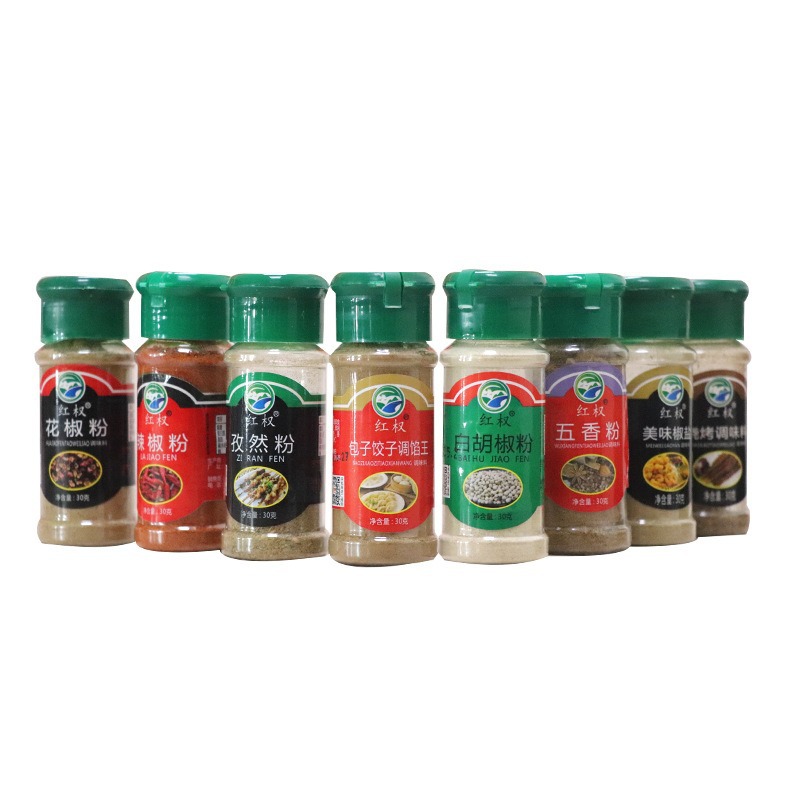 Factory direct barbecue seasoning chili powder black pepper powder pepper powder five spice powder pepper salt cumin powder seasoning