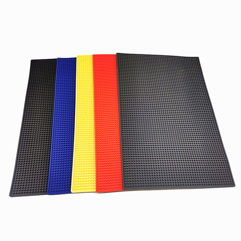 Spot direct pvc bar mat non-slip mat desktop bar mat heat insulation mat coffee machine draining mat tea set draining