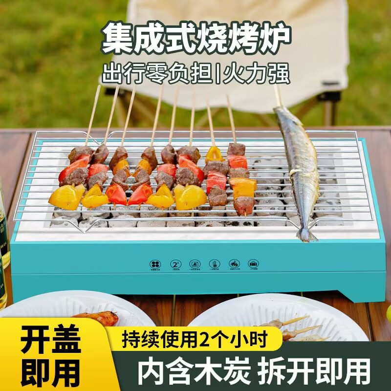 Disposable Home BBQ Grill Outdoor Portable Carbon Grill Grill Grill Grill Grill Tools Small Barbecue Grill