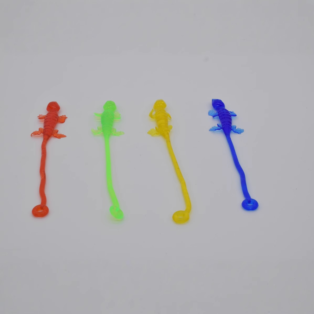 Children's Plastic Soft Material to Vent Sticky Pinch Music Trick Gecko Lizard Toy Street Stall Wholesale