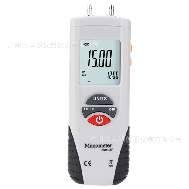 Xinsitt HT1890 digital differential pressure gauge differential pressure gauge air conditioning pipe positive and negative pressure gauge