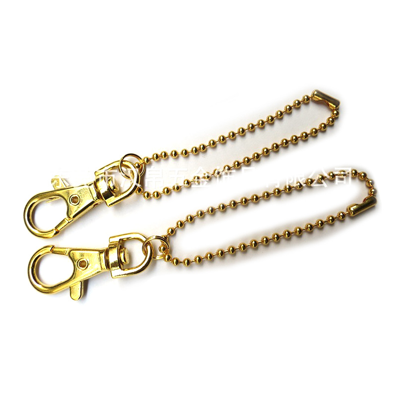 Factory Metal Chain Bead Chain Colorful Bead Chain Various Necklace Bead Chain Doll Stainless Steel Bead Chain