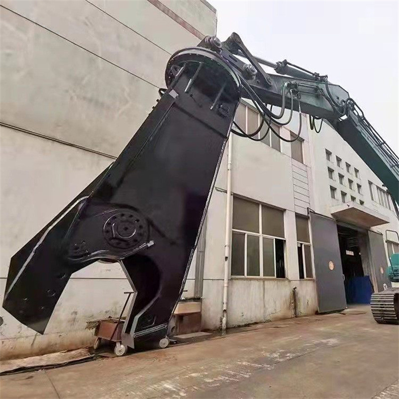 Excavator Retrofit Hydraulic Chickbill Shears Reinforced Concrete Wall Chickbill Pliers Steel Old Metal Demolition Shears