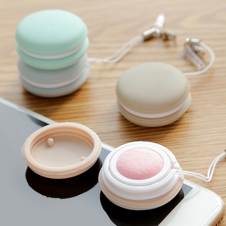 Macaron Mobile Phone Screen Wipe Cleaning Eyeglass Lens Wipe Deerskin Cloth Screen Cleaning Tool Hanging