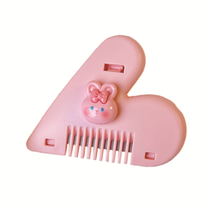 Cartoon double-sided hair comb hair repair knife thin bangs trimmer hair repair comb children's anti-cut hair cutting Barber knife