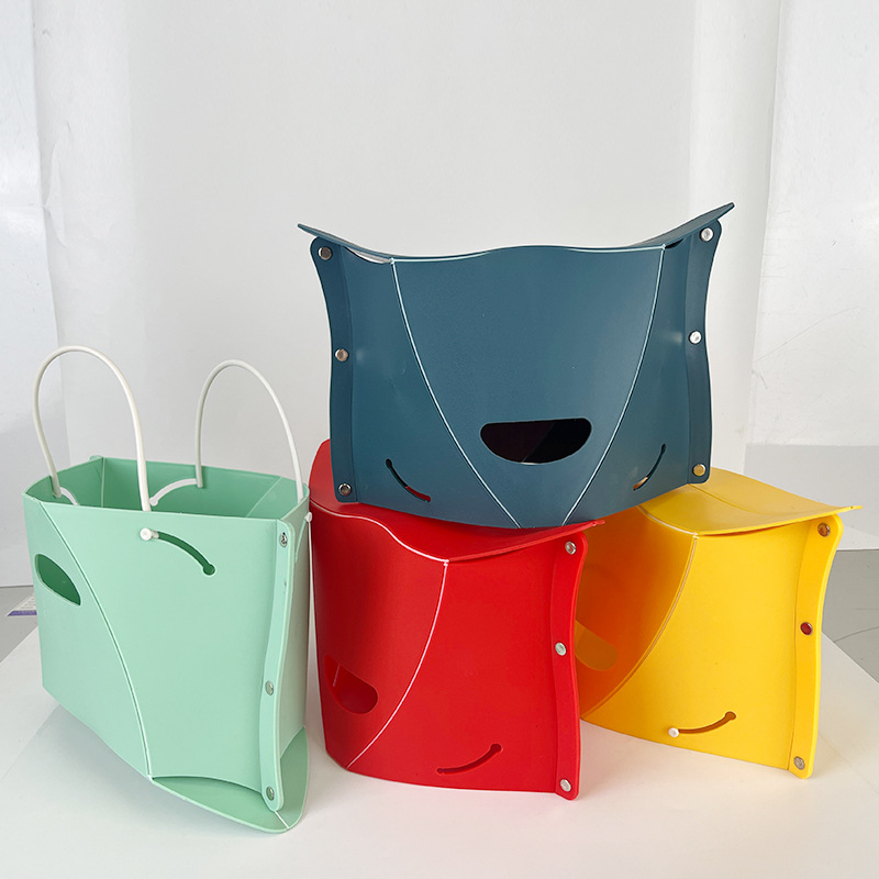 Wholesale Plastic Folding Stool Outdoor Camping Fishing Portable Mazar Household Storage Folding Stool Simple Bench