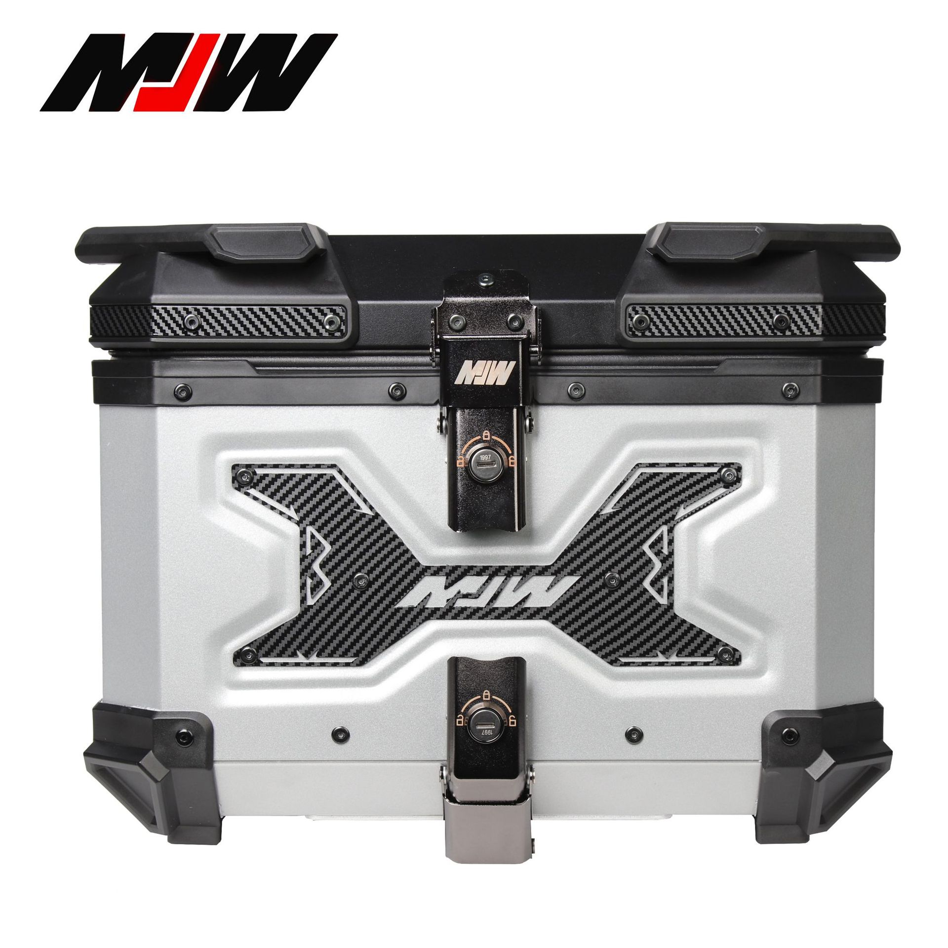 45L55LMJW Extreme Edition Quick Release Motorcycle Aluminum Alloy Tail Box Electric Vehicle Trunk Side Box Waterproof Storage