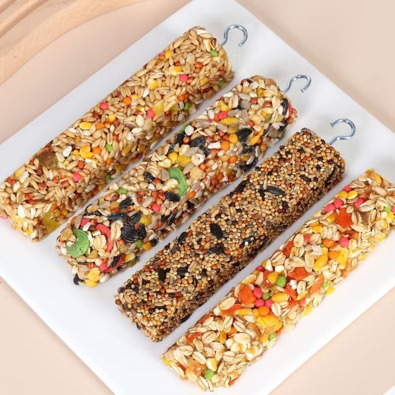 Bird Grain Bars, Natural Nutritious Staple Food, Parrot Beak Grinding Bars, Bird Pet Teething Food Toys, All-Platform Delivery