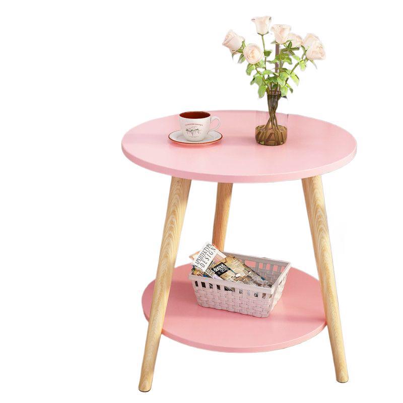 Small Round Table, Small Apartment Side Table, Rental House Coffee Table, Casual and Simple Small Round Table, Free Shipping, One Piece Minimum Batch, Cross-Border