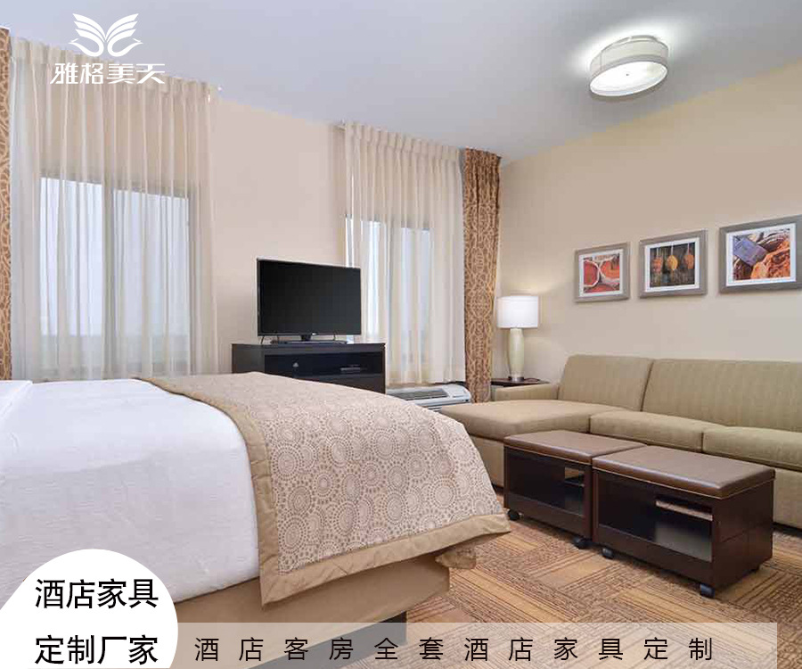Custom Hotel Room Furniture Bedroom Double King Size Bed Custom Furniture Complete Hotel Furniture Custom Manufacturer