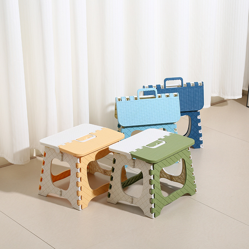 Thickened Plastic Foldableing Stool for Adults and Kidsren, Small Bench, Outdoor Satchel Bench, Supermarket First Choice, Factory Direct Supply Gifts