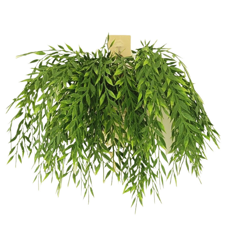 Simulated Plastic Willow Branches, Guanyin Bodhisattva's Vase Accessories, Simulated Green Plants, Fake Leaves, Willow Vines, Decorations