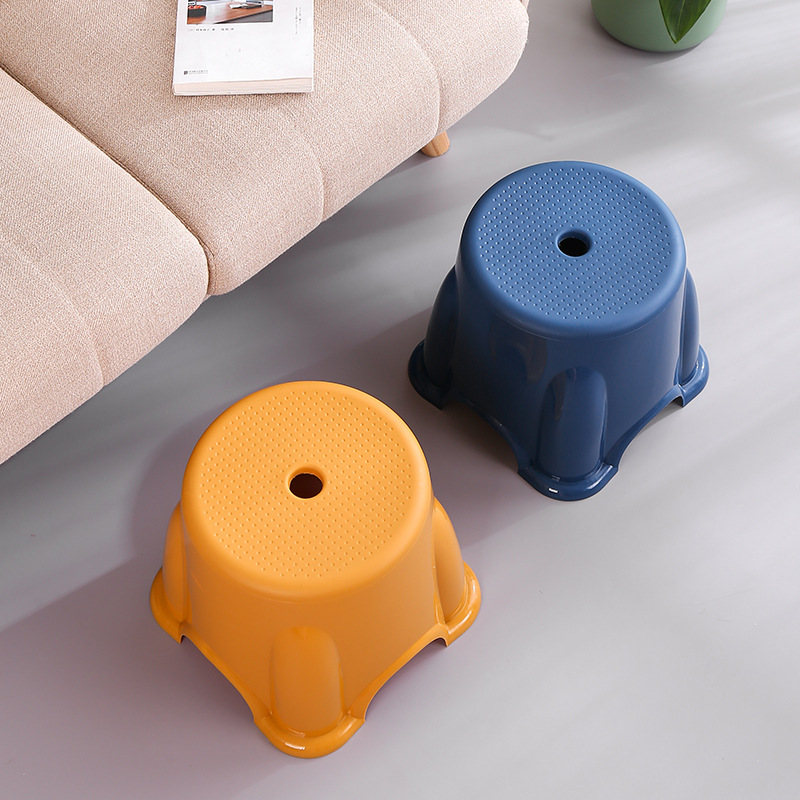 Household Simple Small Stool Living Room Coffee Table Small Chair Bathroom Low Stool Kidsren's Plastic Stool Small Bench