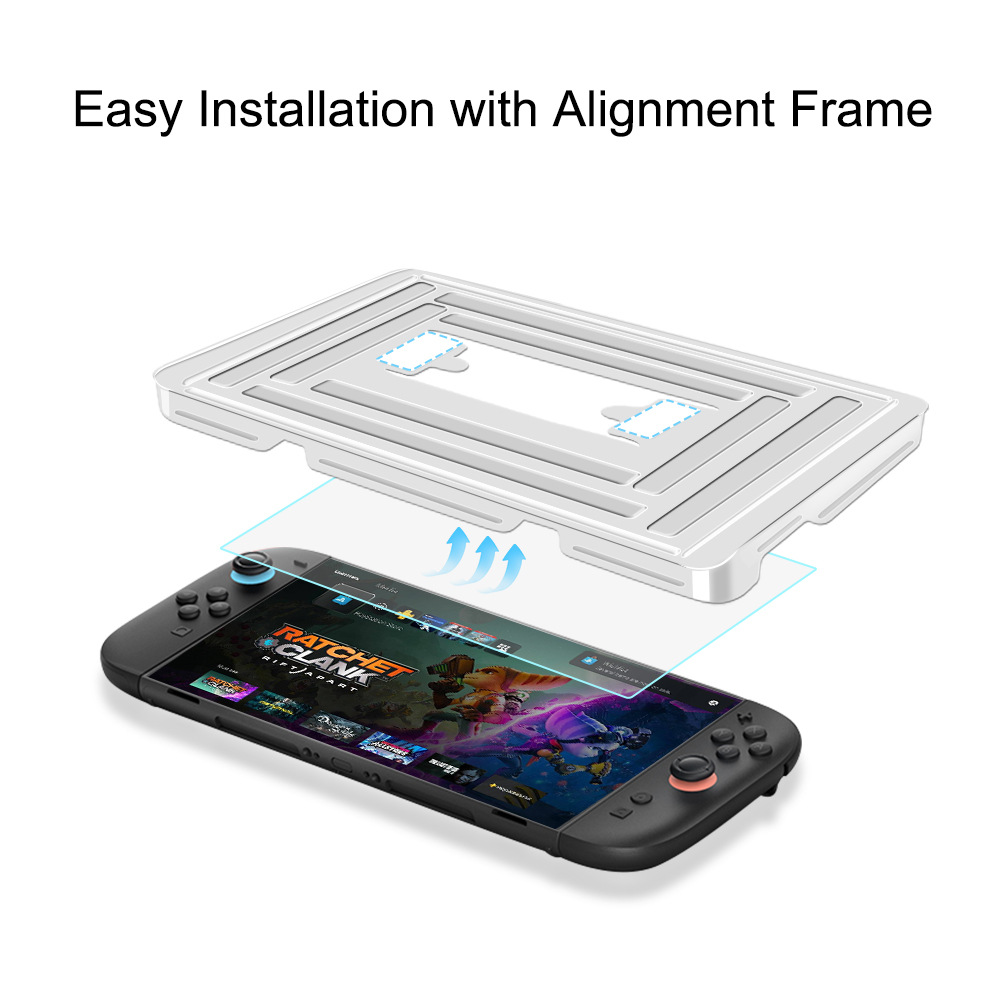 Switch2 Tempered Film Glass Film Ns2 Game Console Tempered Film Anti-Fingerprint Screen Hd Protective Sticker 2 Pieces