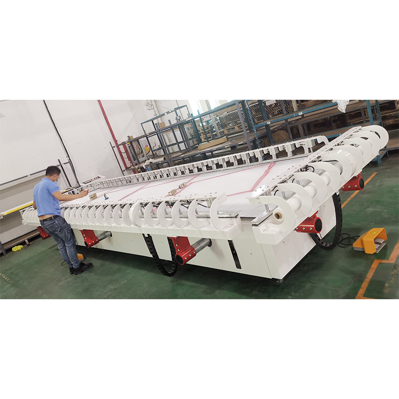 Precision automatic mesh pulling machine Automatic pneumatic chain printing mesh pulling machine stretch mesh machine high tension mesh pulling machine
