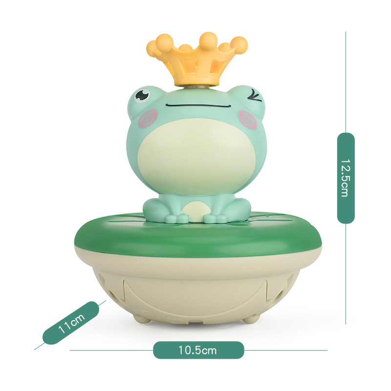 Cross-Border Electric Water Spray Frog Toy Baby Toddler Bathroom Water Toy Baby Bath Shower New Product