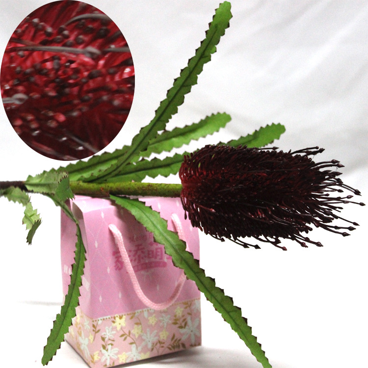 Artificial Flower Lucky Head Emperor Flower Living Room Floor Plastic Silk Flower Pineapple Fake Flower Home Decoration Ornaments