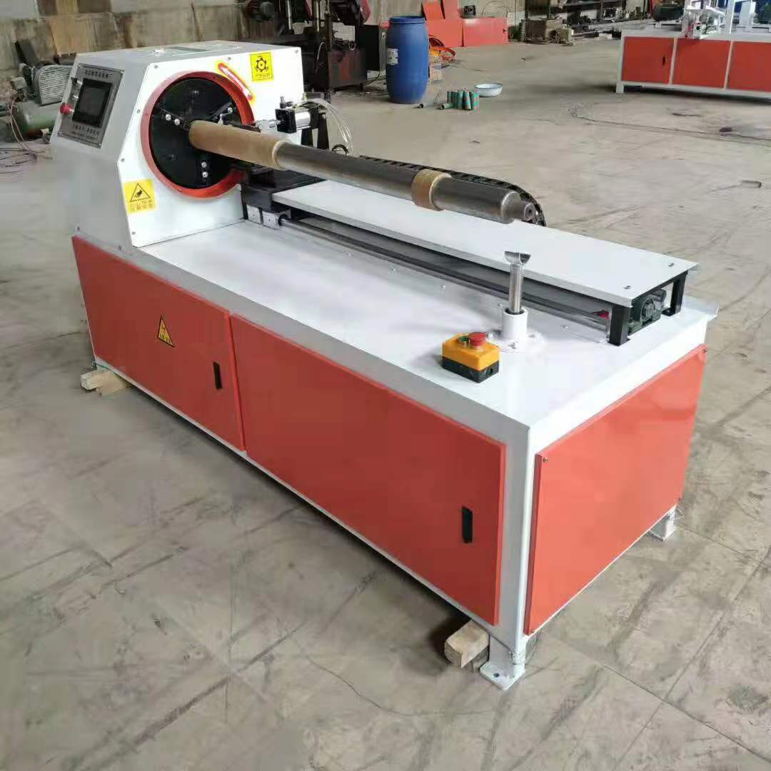 Automatic Paper Tube Fine Cutting Machine Shaftless Slitting Tape Pe Roll Large Diameter Paper Tube Cutting Machine Cnc