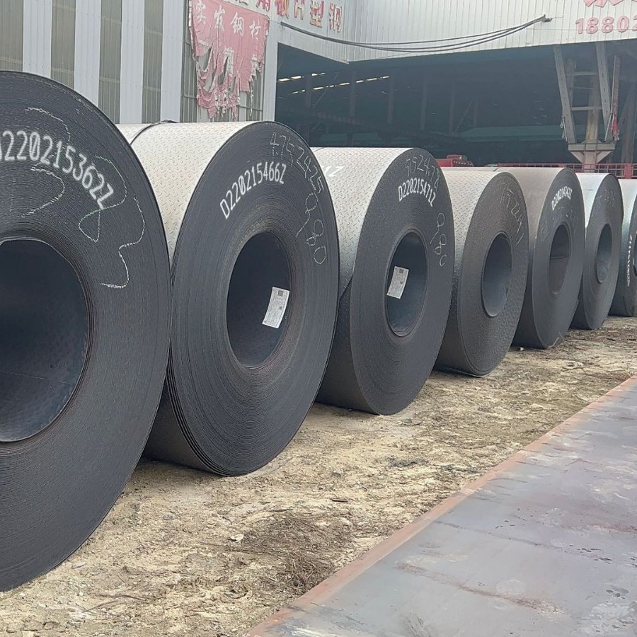 Горячекатаная стальная плита Q235B, открытая плоская плита, плита с узором для строительства мостов