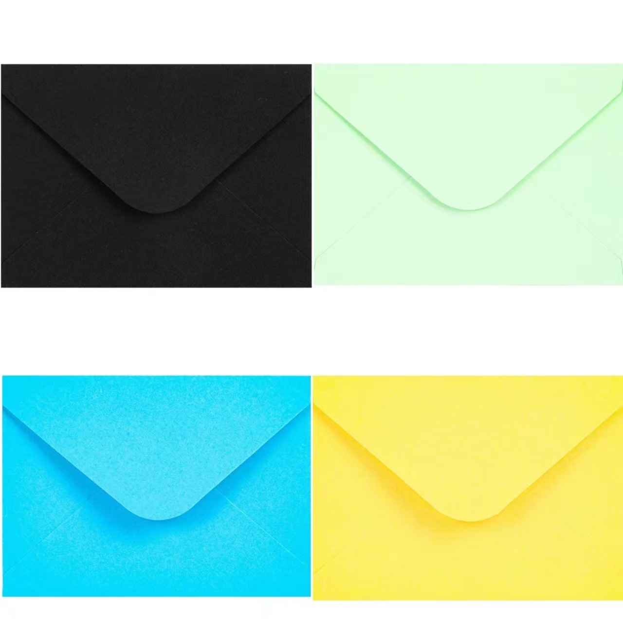 Colorful Double Offset Paper Envelope Custom Wholesale No. 5 Western European Style Greeting Card Invitation Card Document Bag Production
