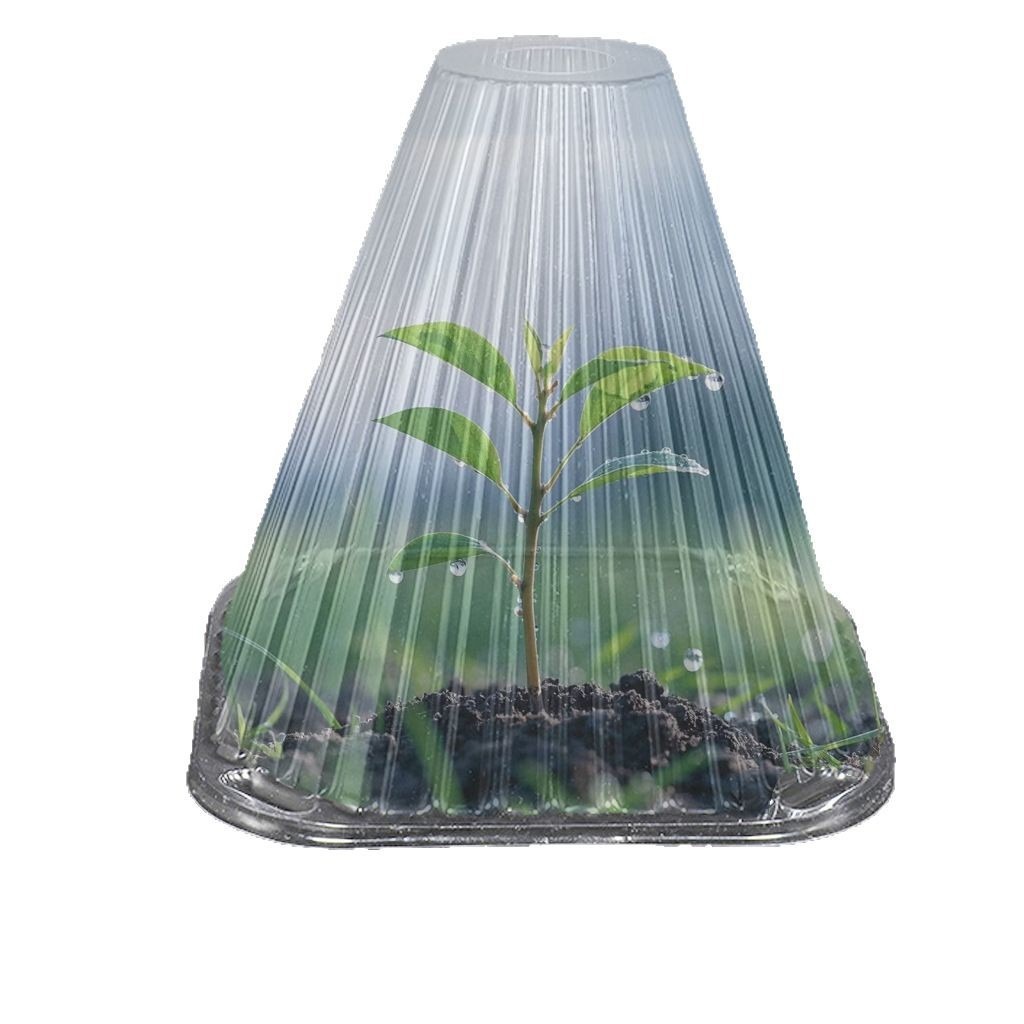 Reusable Transparent Thickened Seedling Protection Cover Bell Cover Greenhouse Vegetable Garden Bird Damage Prevention Insect Protection Upgrade