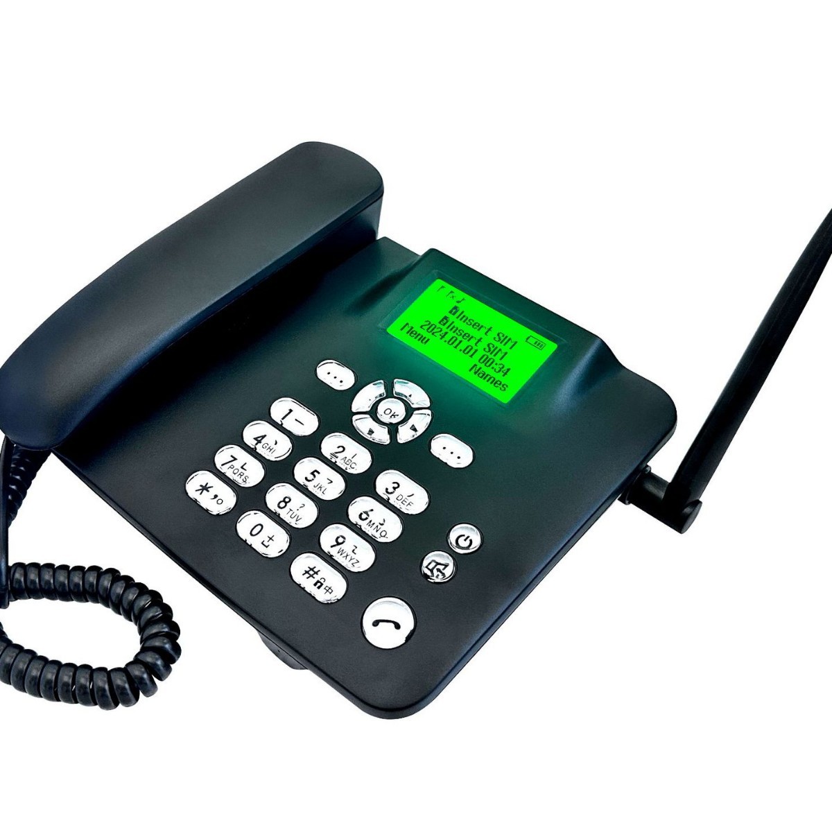 2g Foreign Trade Cross-Border Gsm Wireless Fixed-Line Dual-Sim Card Landline Phone