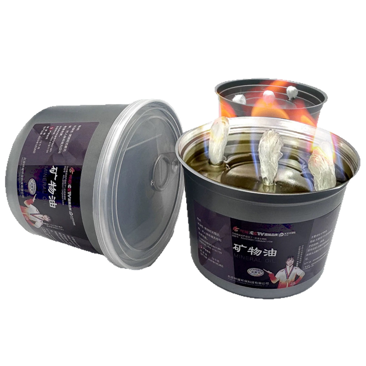 Manufacturer Supplies Fire Boiler Fuel Oil Leak-Proof Fuel Tank Clay Pot Environmentally Friendly Fuel Takeaway Grilled Fish Shop Fuel