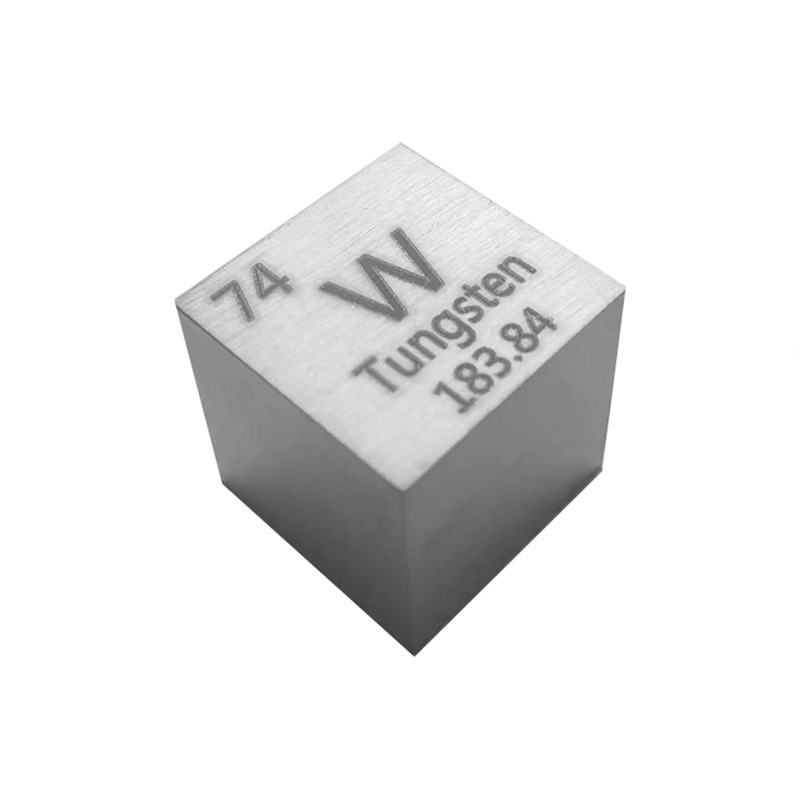 Ruike Jinyan Tungsten Cube Multi-Specification Mirror Polished Surface Metal Tungsten Cube High-Strength Tungsten Block Particles