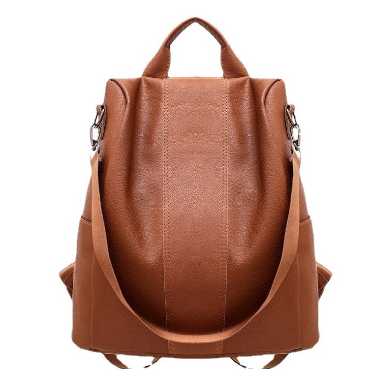 Ins Fashion Trendy Backpack 2025 New Style Anti-Theft Backpack Women's Multi-Functional Retro Women's Bag Wholesale