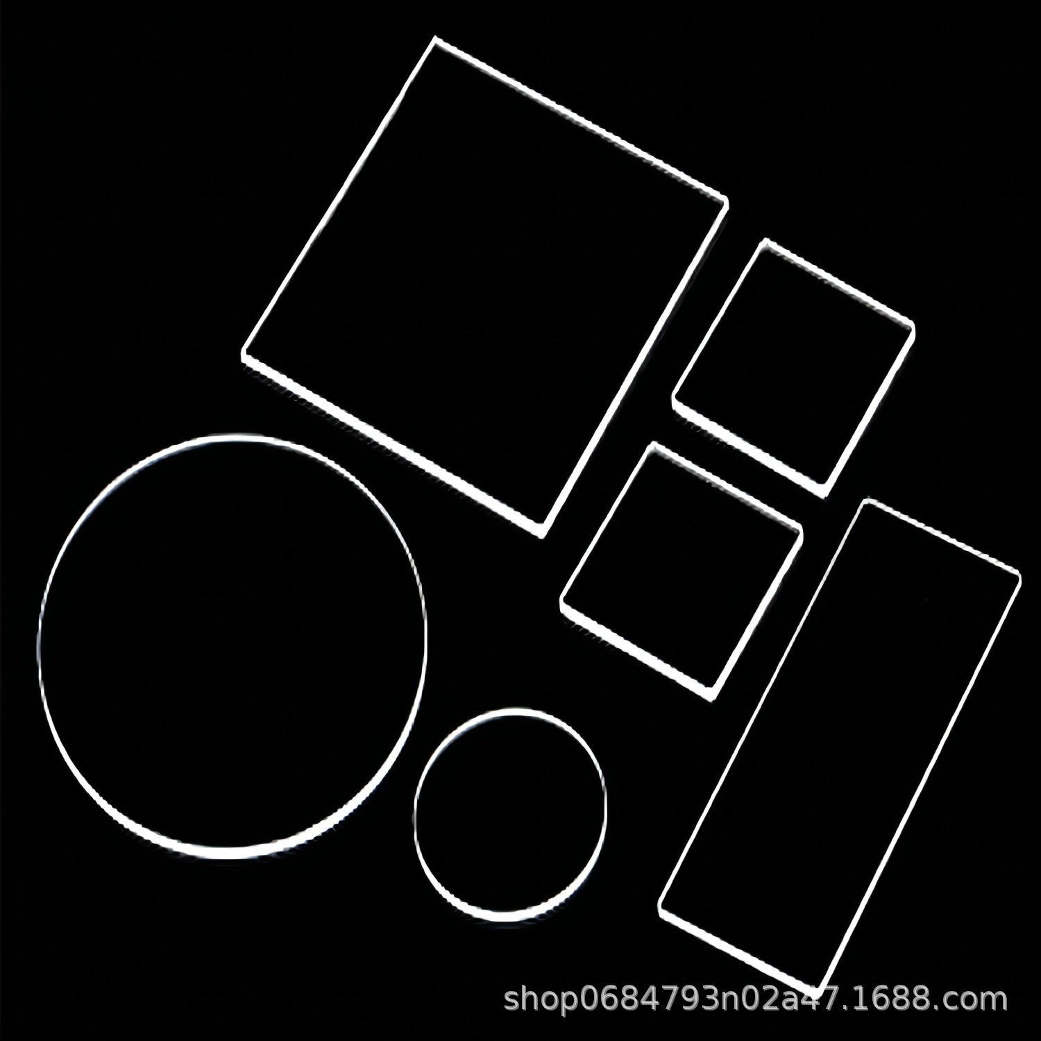 High Temperature Resistant Quartz Glass Sheet Optical Glass Round Square Special Shaped Quartz Sight Glass Observation Window High Transmittance Uv