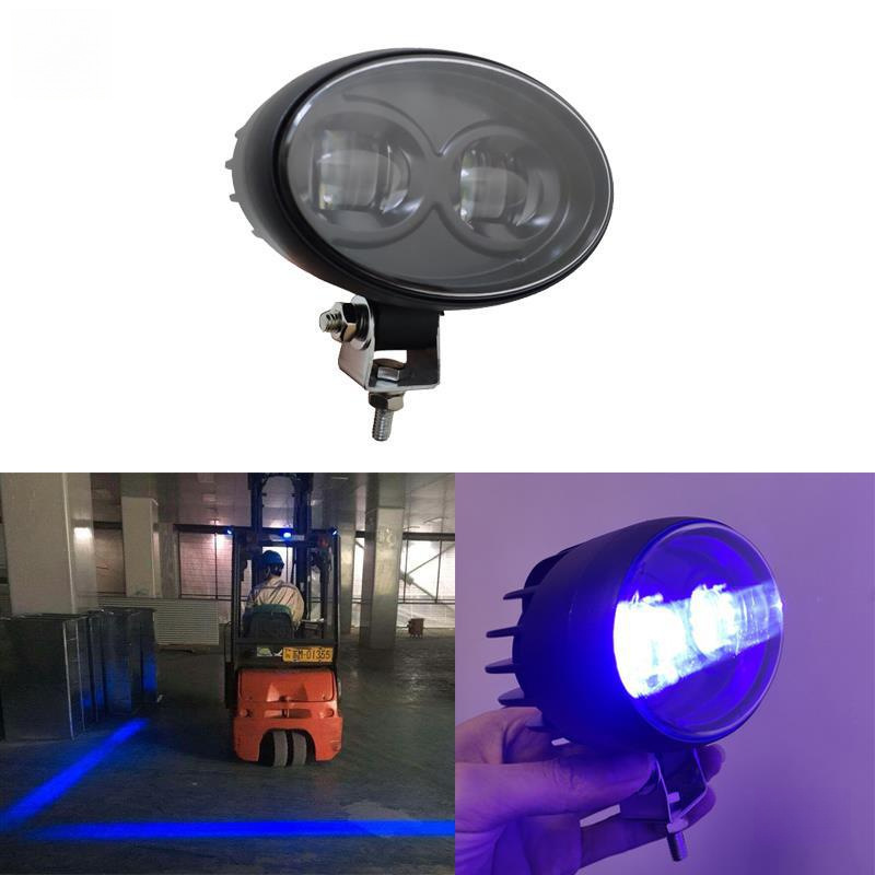 Led Forklift Warning Light Factory Area Warning Red and Blue Light Area Operation Reversing Boundary Light Led