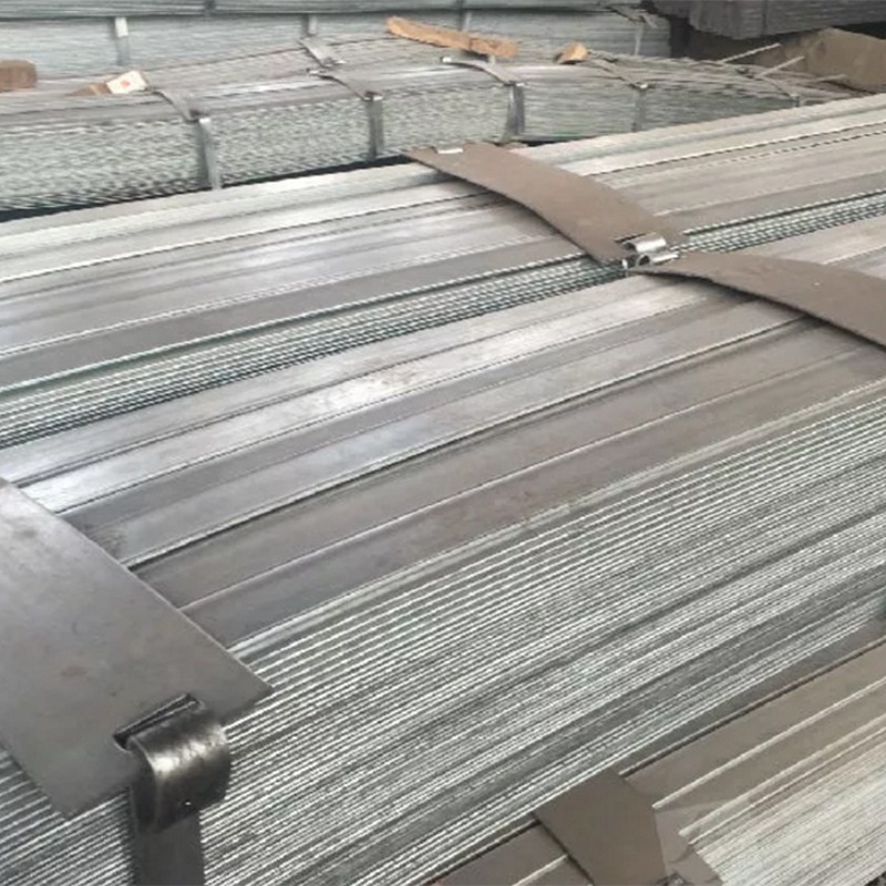 Galvanized Flat Steel Bright Small Hardware Accessories Iron Strips Solid Flat Iron Strips Manufacturers Supply Hot-Dip Galvanized Flat Steel from Stock