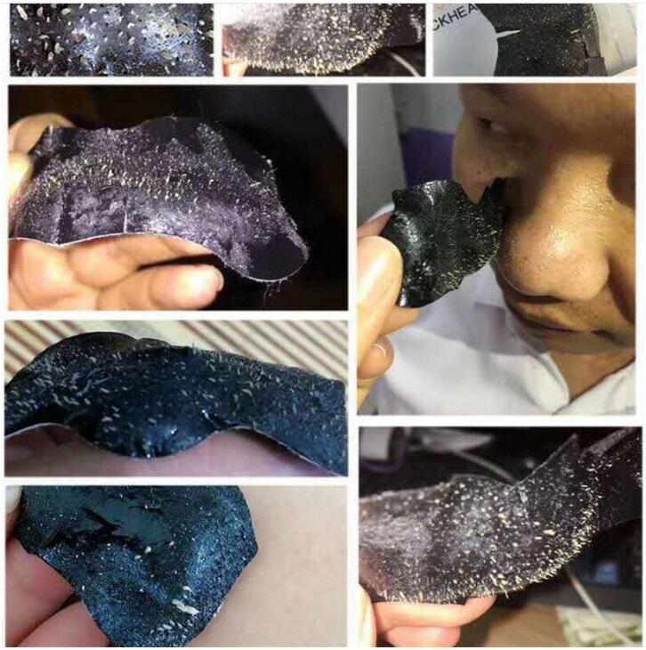 Pig Black Nose Patch Bamboo Charcoal Blackhead Nasal Mask Nose Patch Peel-Off Nasal Mask Patch