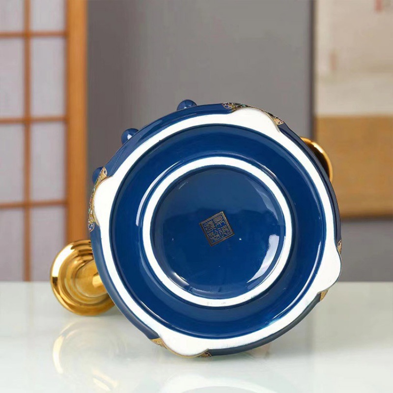 Jingdezhen Ceramic Wine Bottles 1.5kg Pcs Telephone Wine Bottles 1.5kg High Temperature Color Glaze Home Furnishings Wine Jar Flask