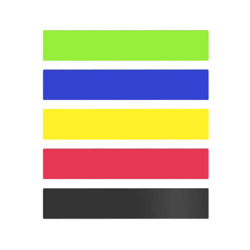 Elastic Ring Fitness Female Buttocks Fitness Pull Ring 5-Piece Set Slimming Shaping Pull Belt Squat Buttocks Yoga Ring