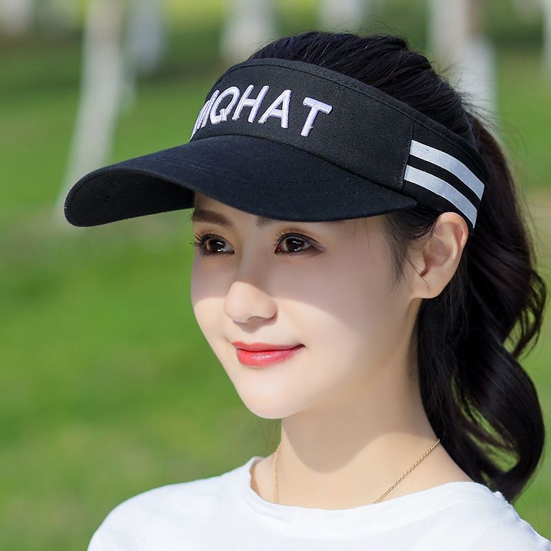 Sports Cap Women's White Casual Outdoor Baseball Cap Summer Korean Running Cap Sunshade Sun Cap