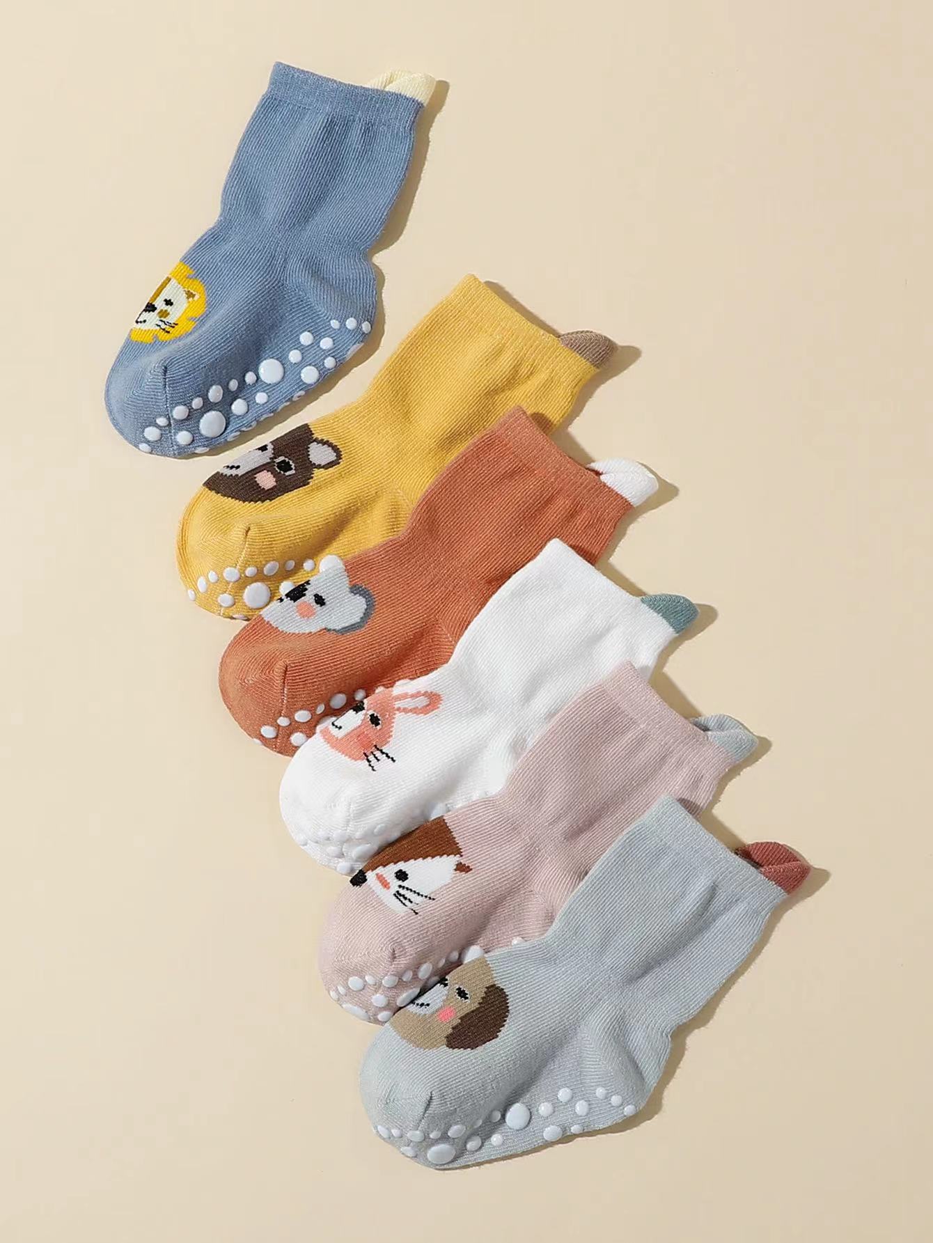 2024 cross-border explosives baby glue socks non-slip floor socks cartoon manufacturers for sale