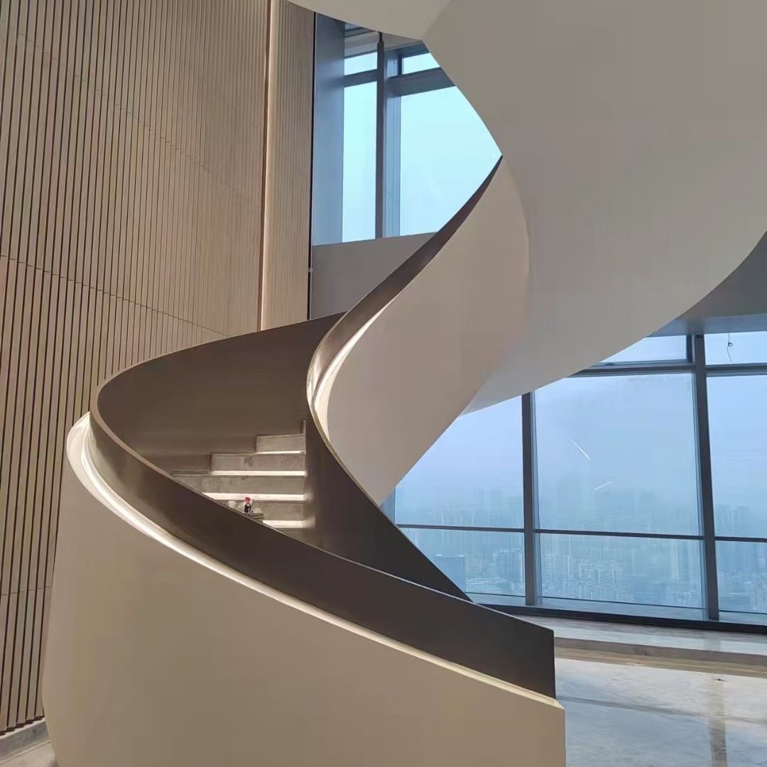 Guangzhou Artificial Stone Special-Shaped Reception Desk, Workbench, Milk Tea Bar, Restaurant Bar, Shopping Mall Stairs, Etc