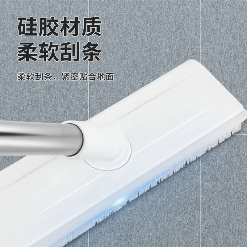 Household Two-In-One Long-Handled Floor Brush Hard-Bristled Brush Toilet Bathroom Floor Scrubbing Brush Tile Gap Cleaning Brush