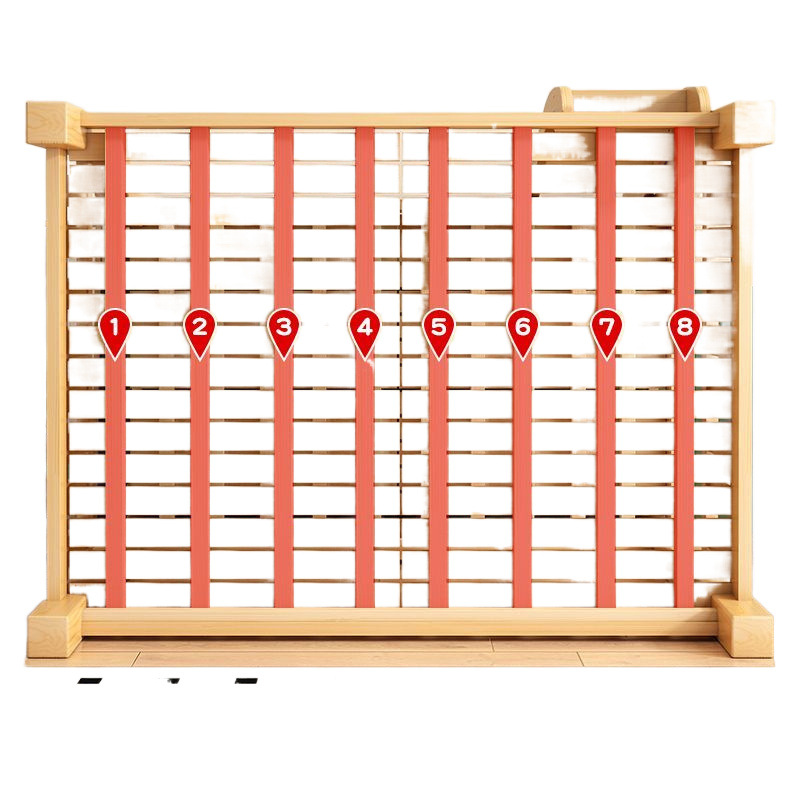 Solid Wood Bed Bunk Bed Two-Layer High and Low Bed Double Bed Small Apartment Children's Bed Bunk Wooden Bed Mother Bed