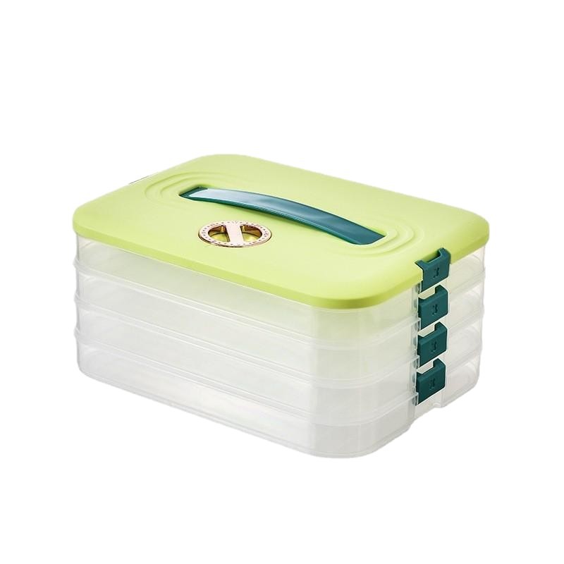 Food-Grade Dumpling Box, Special Household Dumpling Box, Refrigerator Egg Preservation Freezer Box, Wonton Storage Box