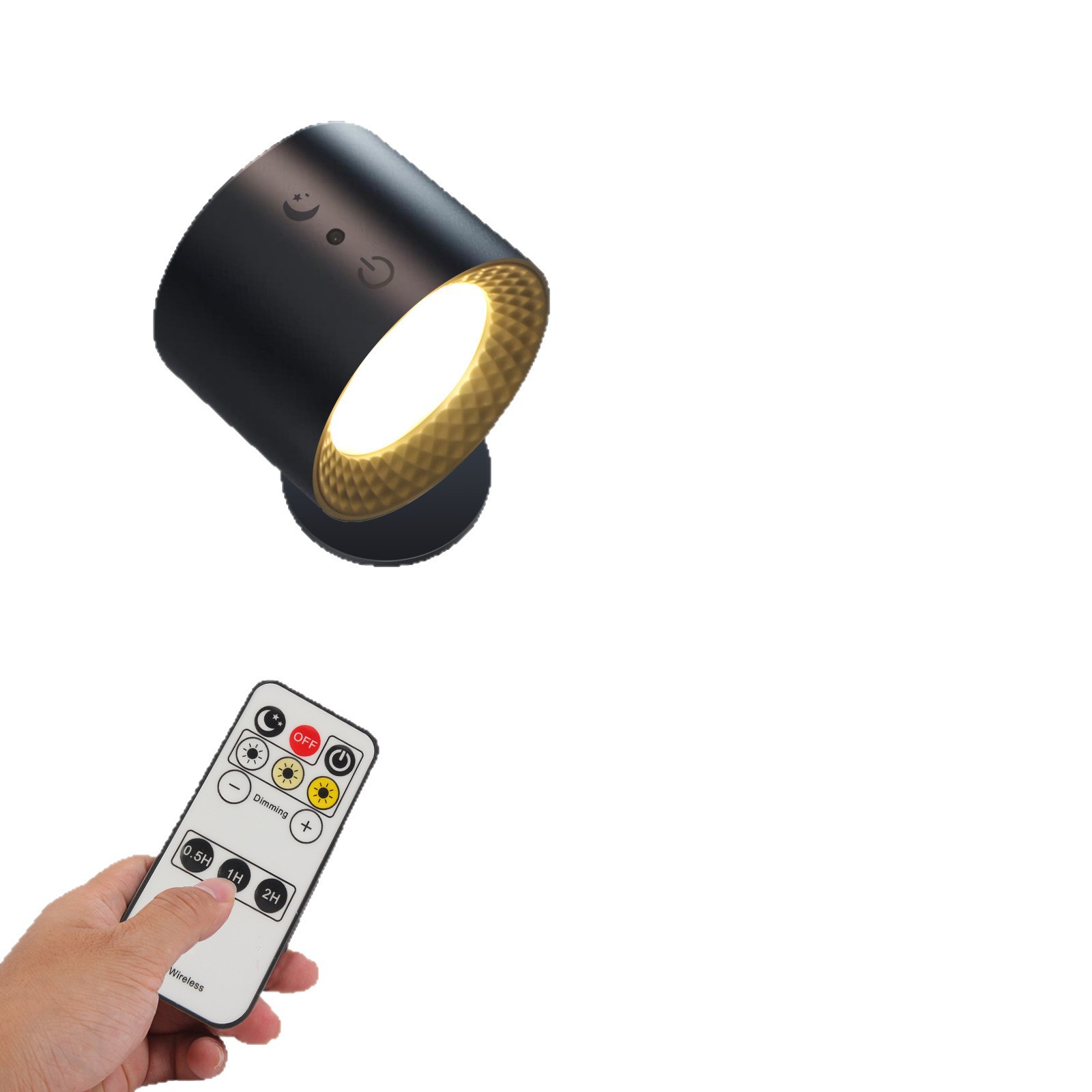 Single-Head Double-Head Magnetic Wall Lamp Bedroom Lamp Eye Protection Bedside Lamp Corridor Night Light Wall Lamp Nordic Style Three Color Temperatures