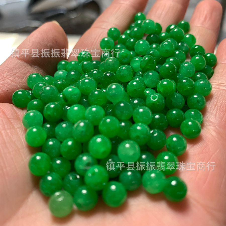 6 мм сухие зеленые нефритовые бусины, рассыпные бусины, сухие зеленые железные драконы, DIY ювелирные аксессуары, бусины Будды из нефрита, аксессуары для браслета и ожерелья