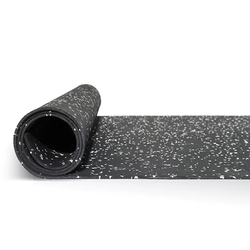 Rubber Roll Gym Rubber Shock-Absorbing Pad Non-Slip Wear-Resistant Sound-Absorbing High-Density Floor Rubber Sound Insulation Floor Rubber Pad Floor
