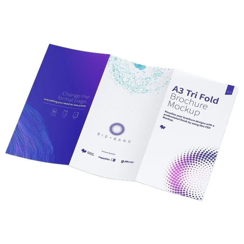 Corporate Album Flyer Printing A4 Color Page Poster Single and Double Page Instruction Manual Printing Advertising Color Printing 70% off Pages