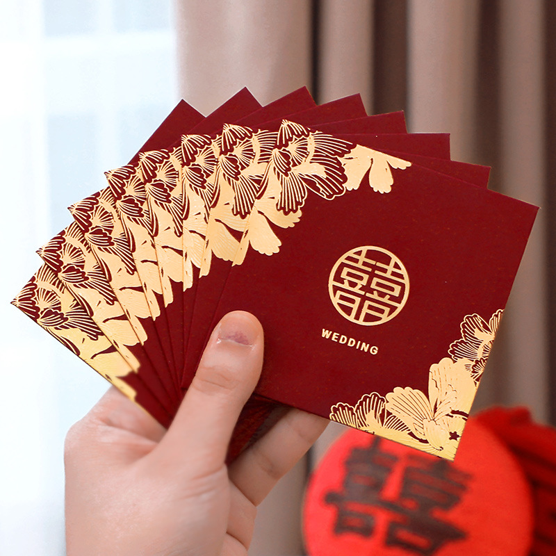 Красный конверт для свадьбы, специальный маленький красный конверт, свадебные игровые реквизиты, креативный мини-свадебный пакет