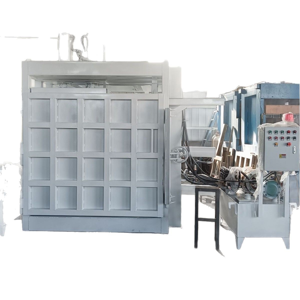 Hydraulic Pallet Compression Shaping Machine Bulk Material Pallet Shaping Machine Pallet Shaping Machine