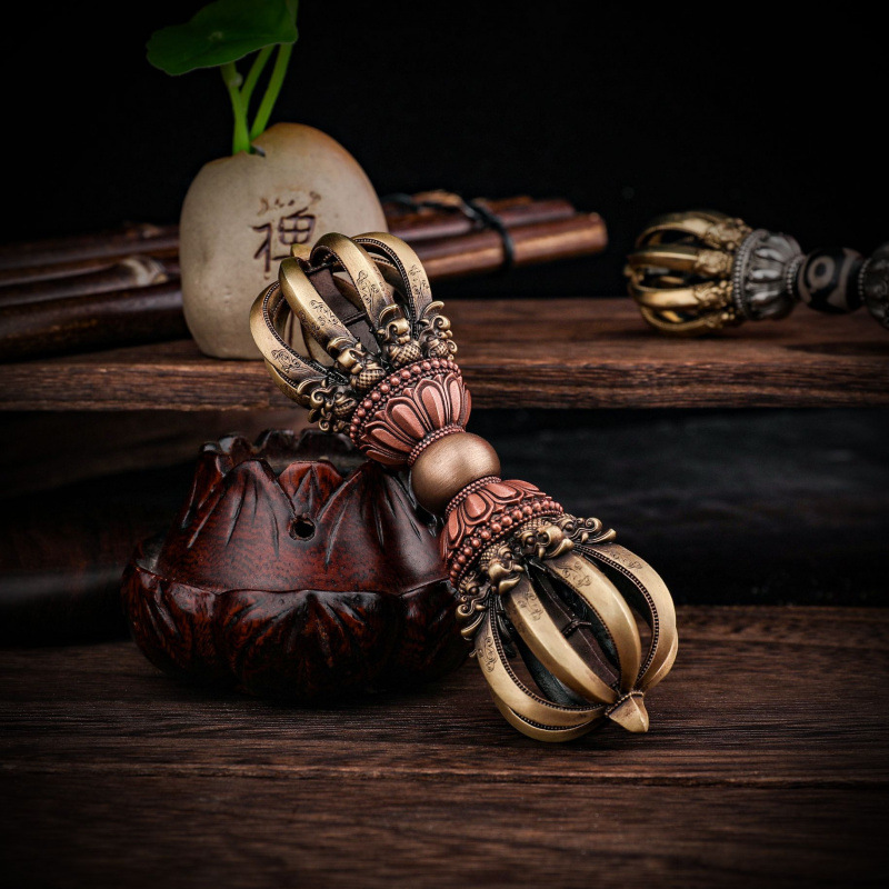 Тибетский девятизубый пестик важра подарок для друзей