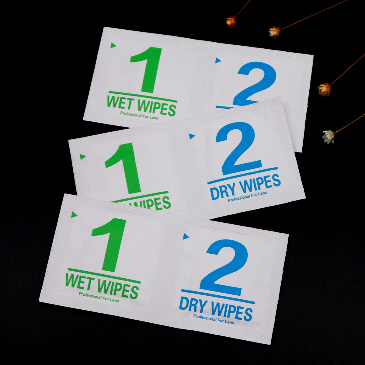 Mobile Phone Film Alcohol Bag Tempered Film Dust Removal Alcohol Cleaning Kit 1+2 Dry and Wet Alcohol Bag Pure Film